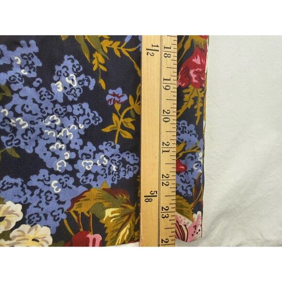 Vintage Susan Bristol Floral High-Waist Wide-Leg Shorts 90s Size 14 - Picture 9 of 11